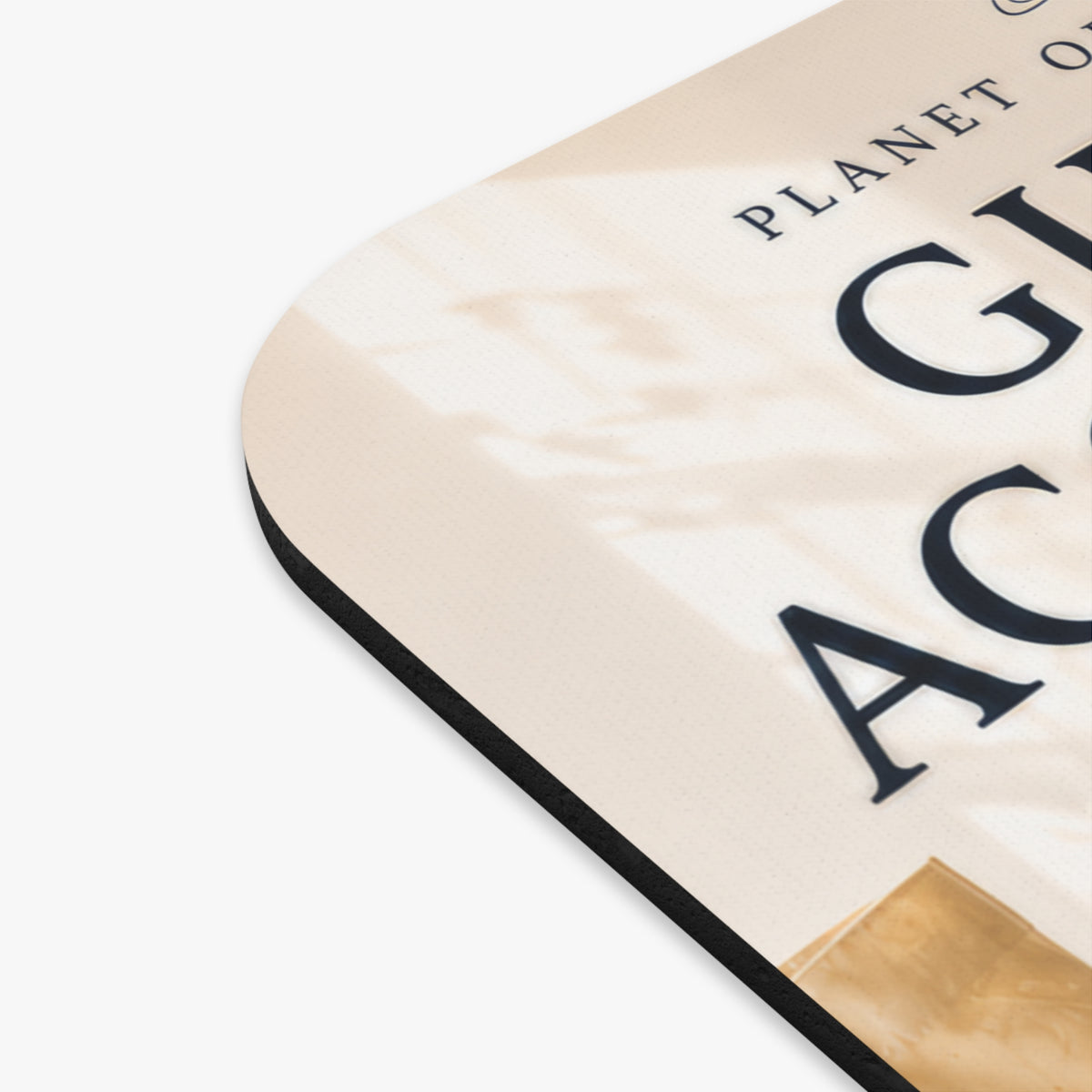 Gifts & Accessories Desk Mouse Pad — 'Planet of Thoughts' Vintage Typography