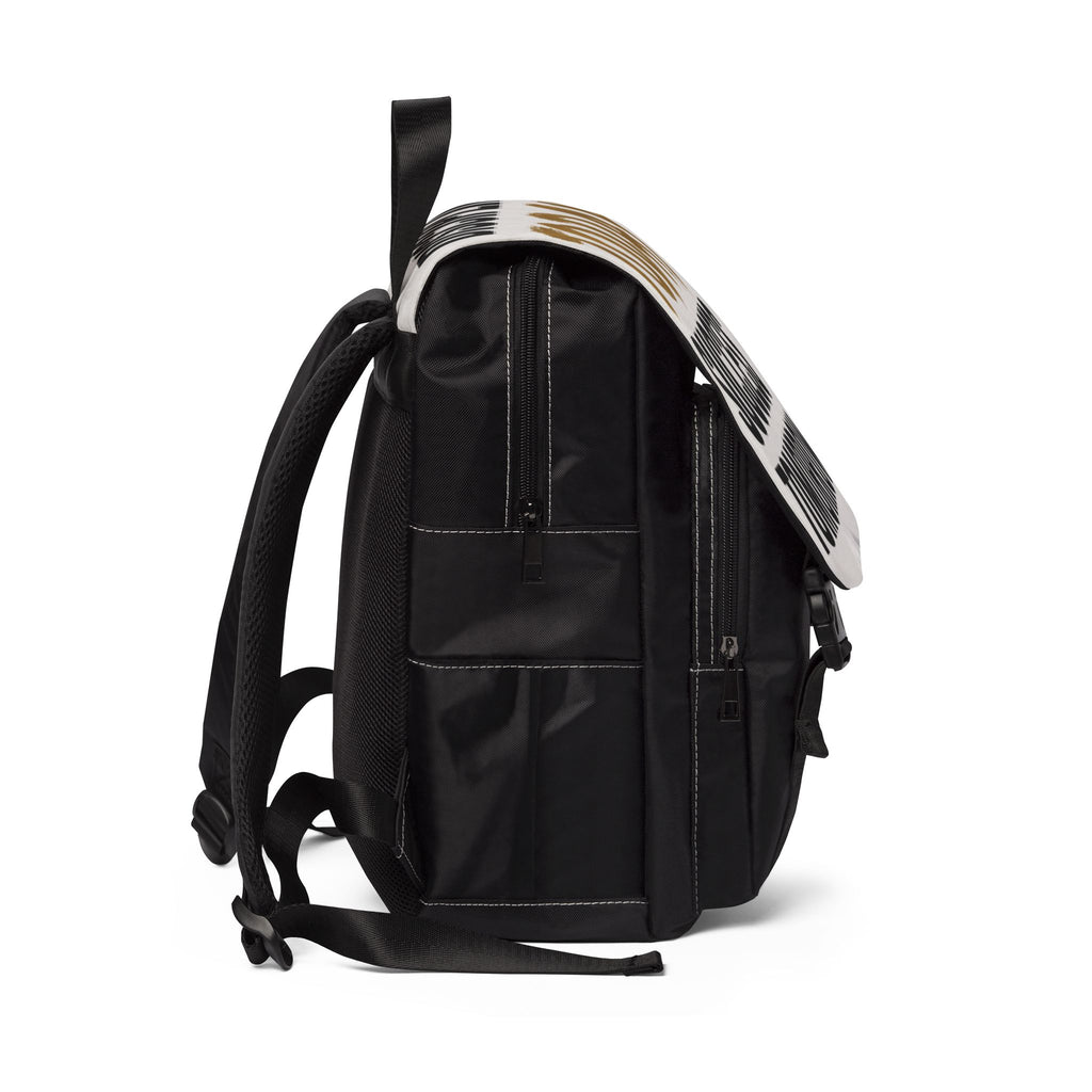 Motivational Backpack — "Today Success Tomorrow" Canvas Shoulder Pack
