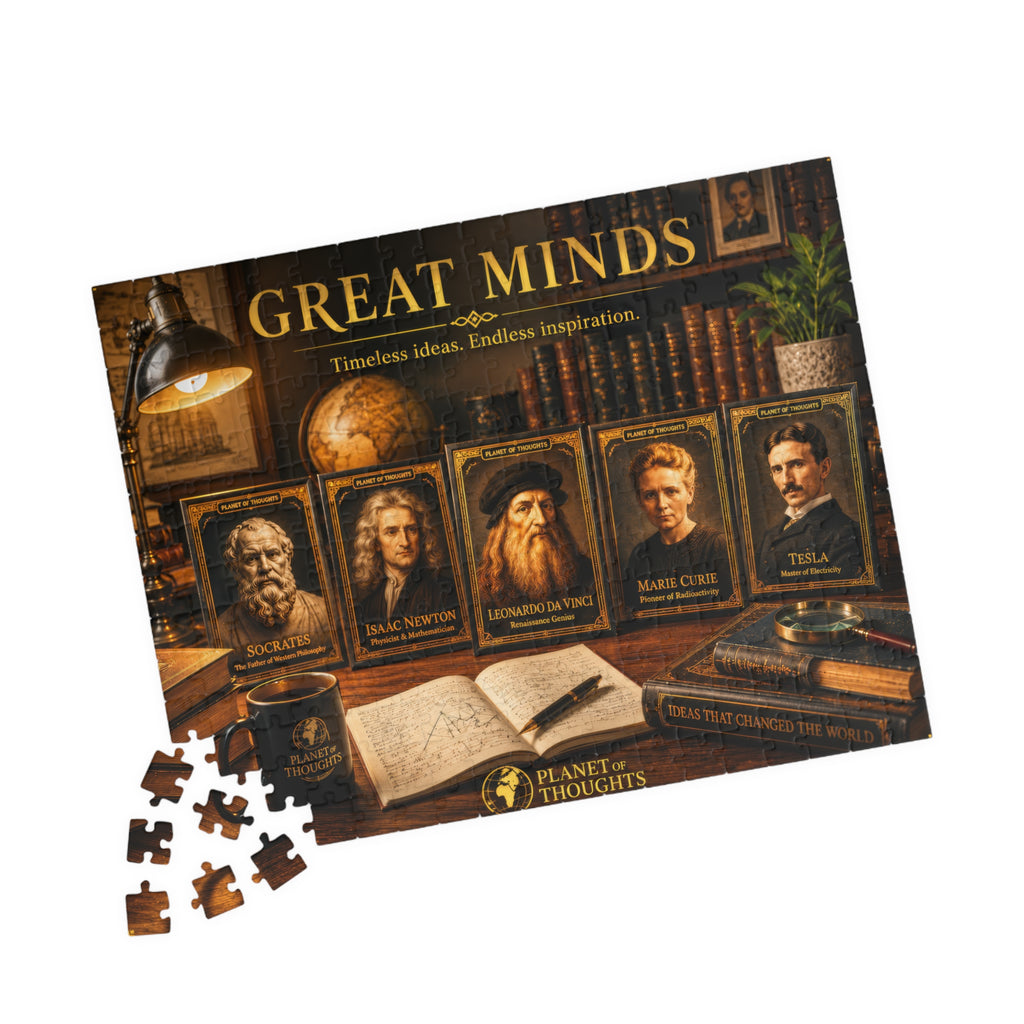 Great Minds Inspirational Puzzle - 252 Pcs - Hor. — Historical Inventors & Thinkers Jigsaw (110–1014 pcs)