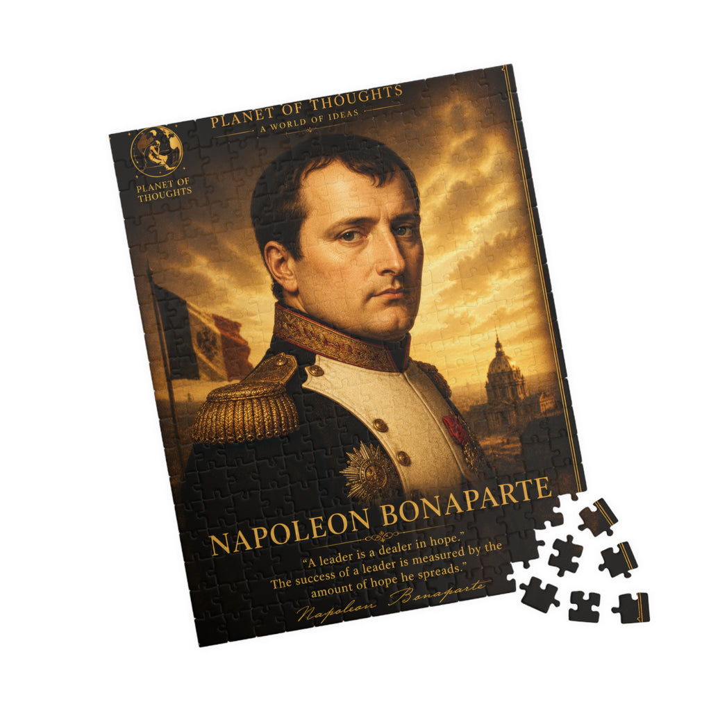 Napoleon Bonaparte Portrait Puzzle - 252 Pcs - Vert. — Historical Figure Jigsaw (110/252/520/1014 pcs)
