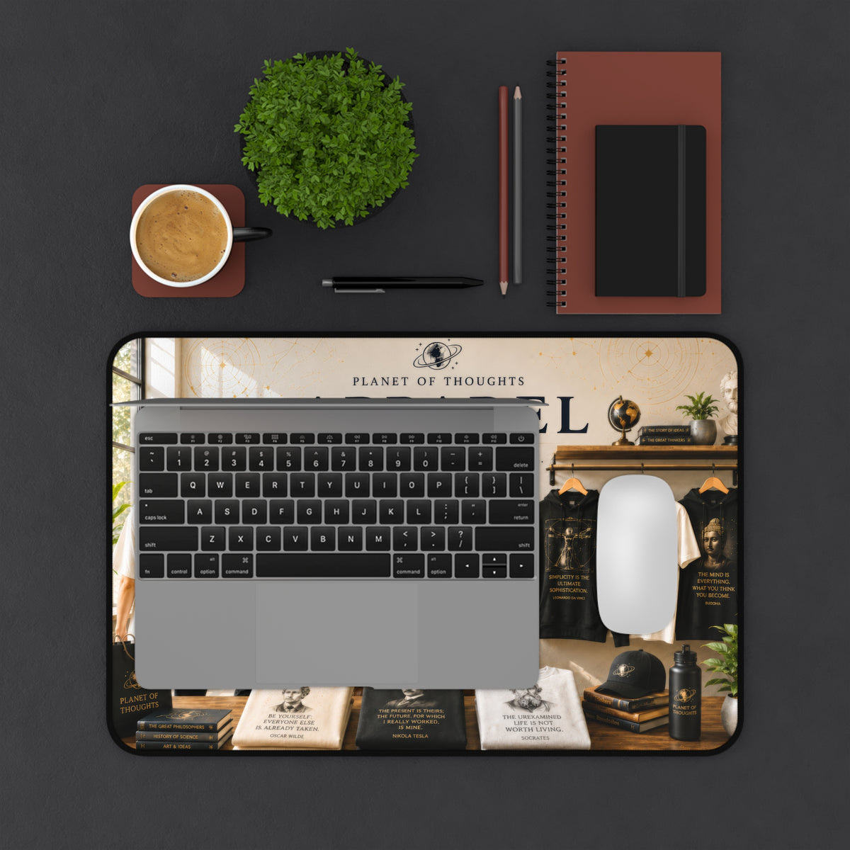 Apparel Shop Desk Mat - 12*18 — 'Apparel' Brand Display Mouse Pad Vintage