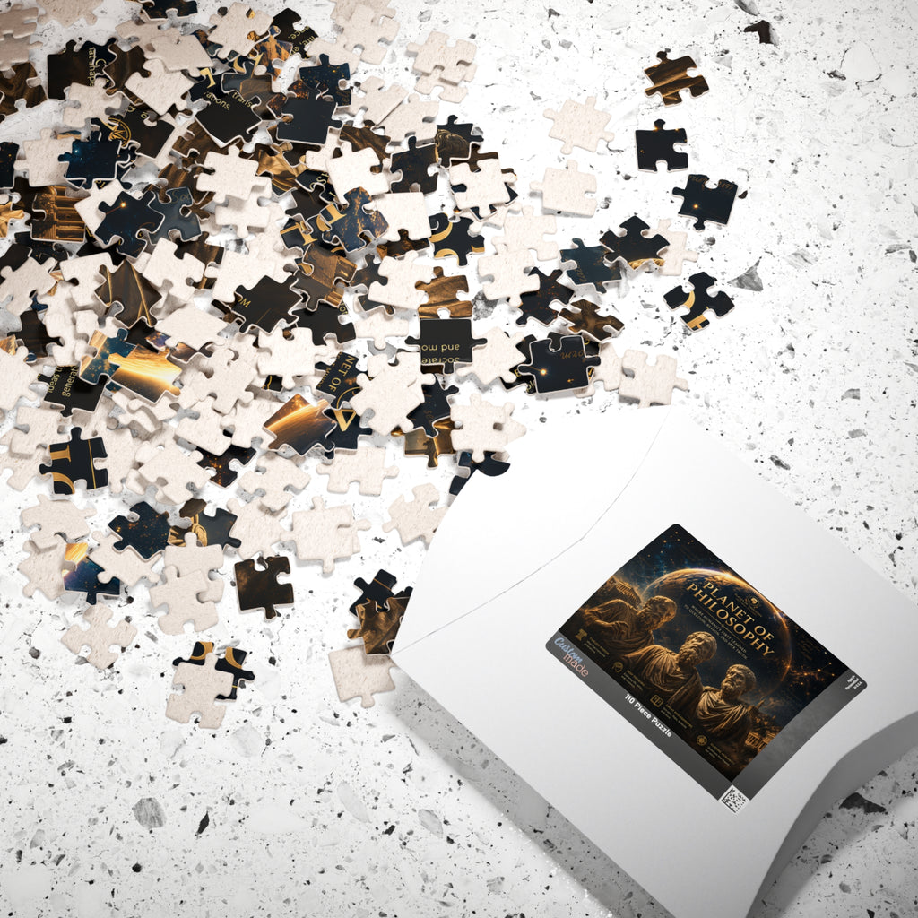 Planet of Philosophy Jigsaw Puzzle - 110 Pcs - Hor. — Classical Philosophers 110/252/520/1014-Piece