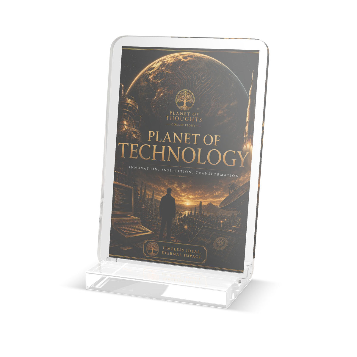 Acrylic Standee — Custom 'Planet of Technology' Display