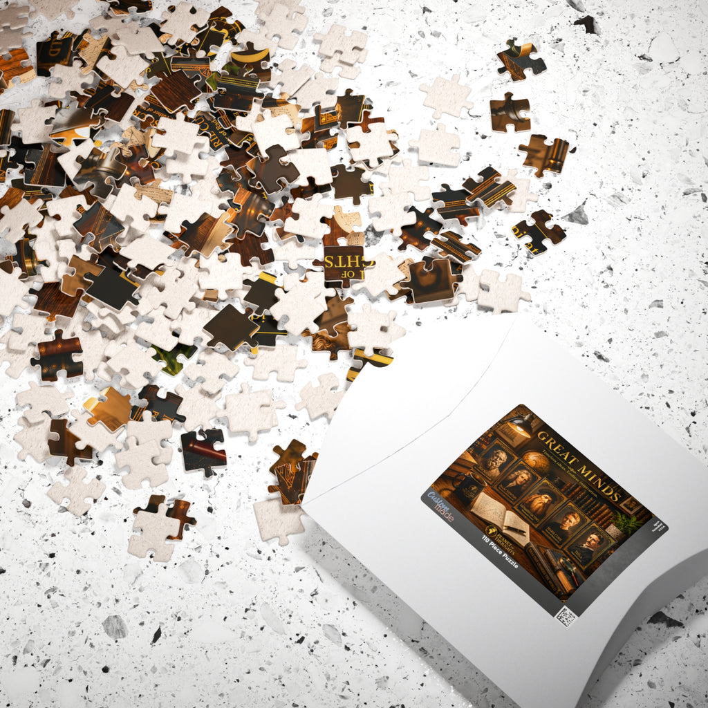 Great Minds Jigsaw Puzzle - 110 Pcs - Hor. — Famous Inventors & Scientists Collage (110–1014 pcs)