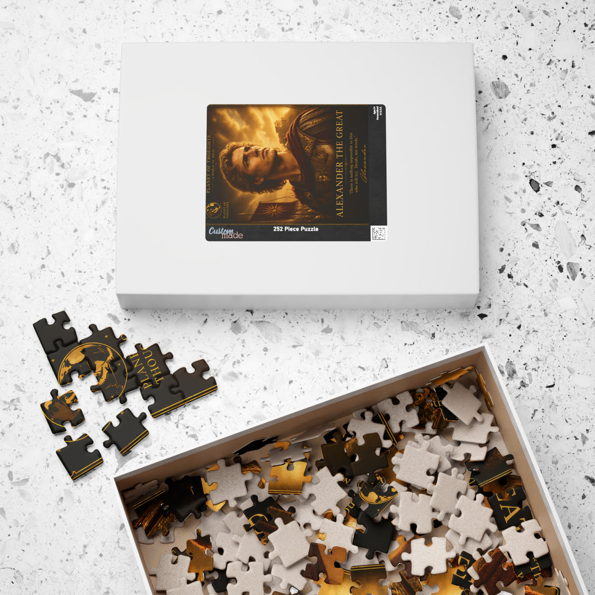 Alexander the Great Puzzle - 252 Pcs - Vert. — Historical Portrait Jigsaw (110/252/520/1014 pcs)