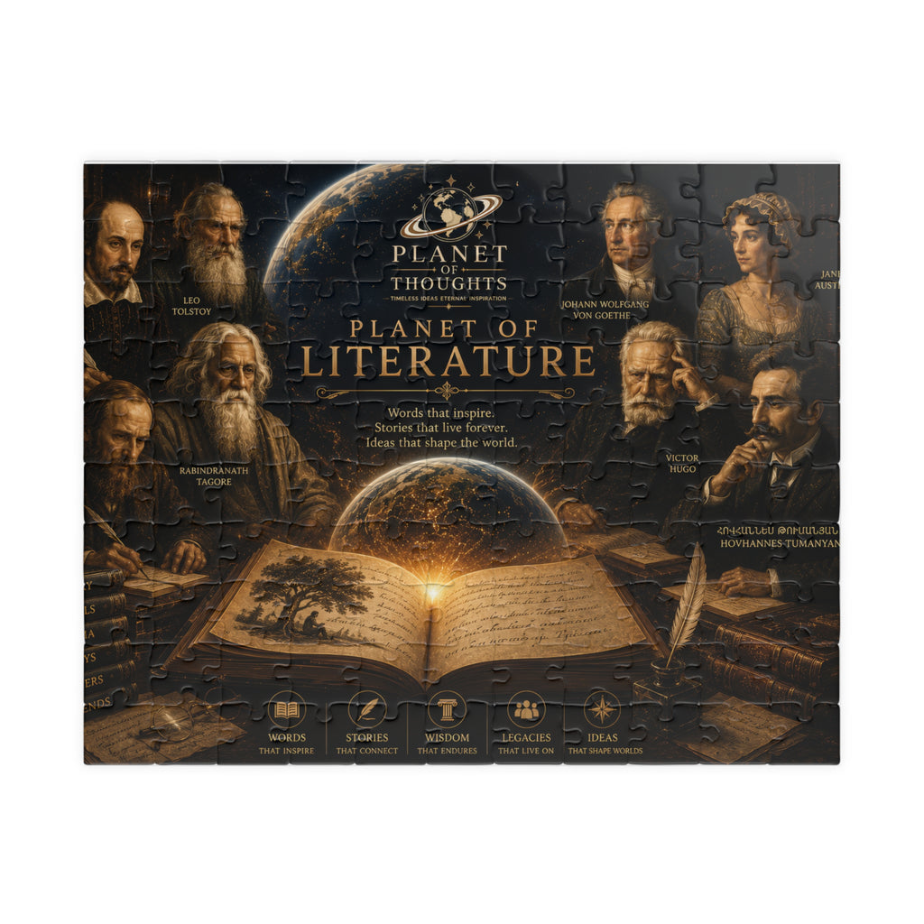 Planet of Literature Jigsaw Puzzle - 110 Pcs - Hor. — Literature Classics