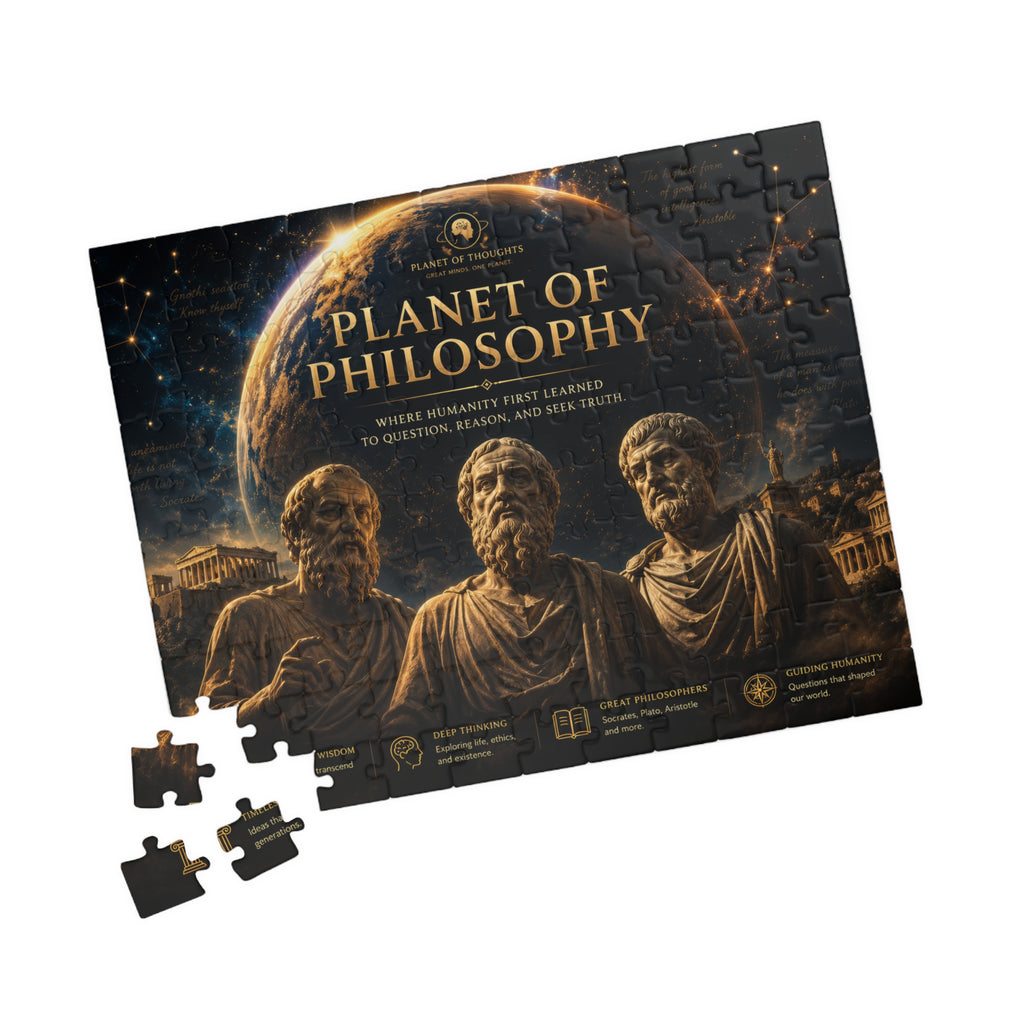 Planet of Philosophy Jigsaw Puzzle - 110 Pcs - Hor. — Classical Philosophers 110/252/520/1014-Piece