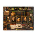 Great Minds Inspirational Puzzle - 252 Pcs - Hor. — Historical Inventors & Thinkers Jigsaw (110–1014 pcs)