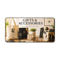Gifts & Accessories Classic Black Desk Mat - 16*32 — Large Non-Slip Mouse Pad