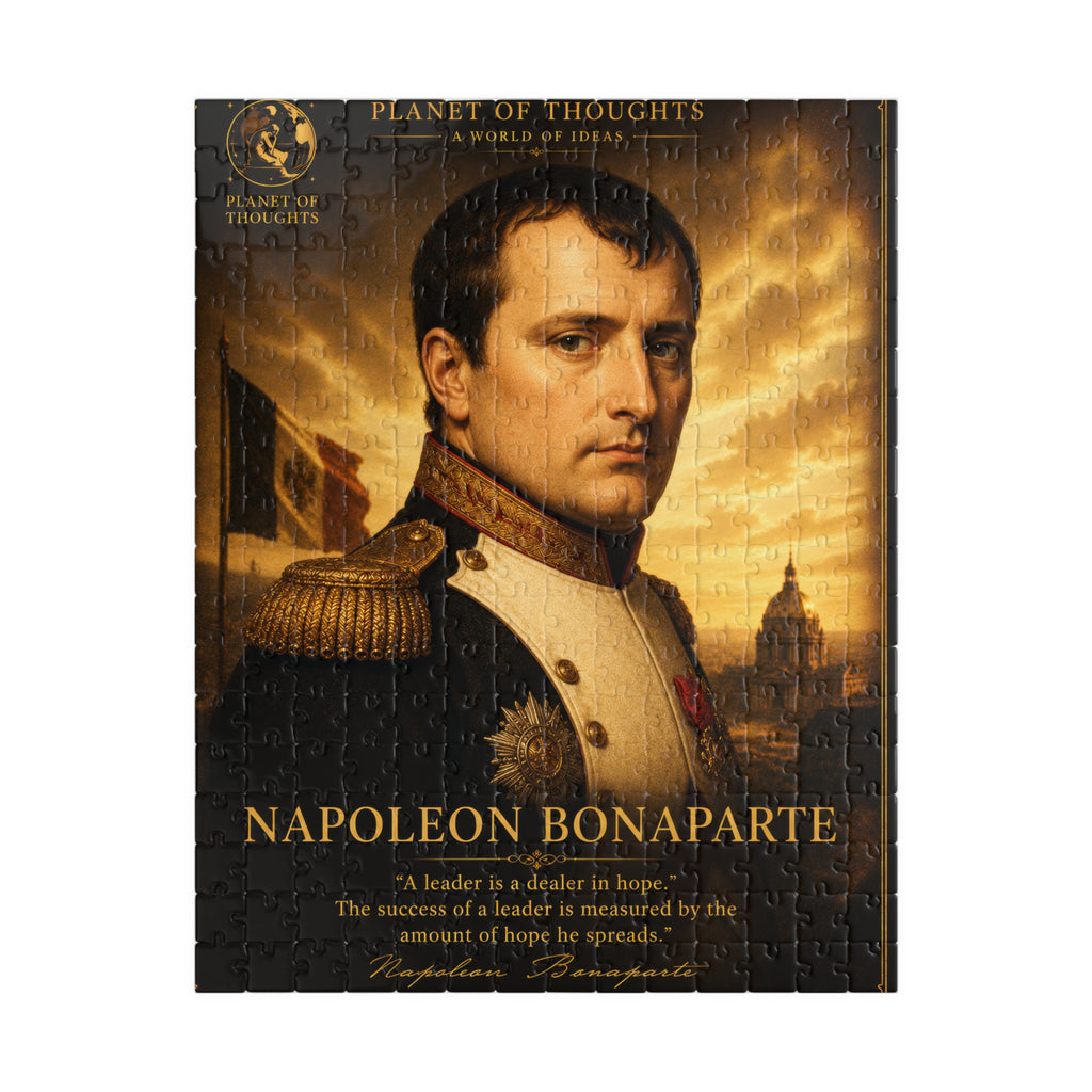 Napoleon Bonaparte Portrait Puzzle - 252 Pcs - Vert. — Historical Figure Jigsaw (110/252/520/1014 pcs)