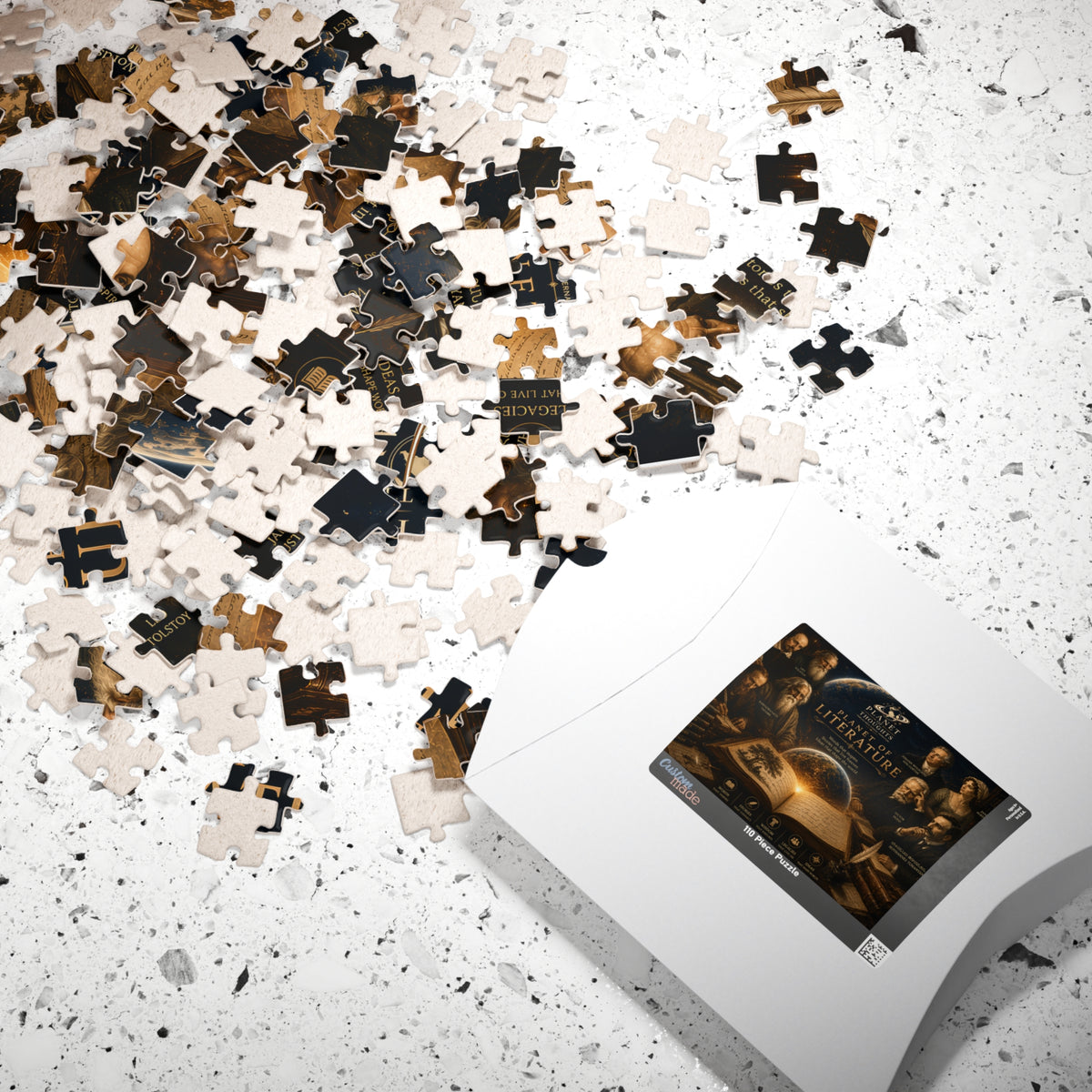 Planet of Literature Jigsaw Puzzle - 110 Pcs - Hor. — Literature Classics