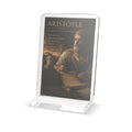 Aristotle Book Poster Acrylic Standee — Custom Cut Desk Display