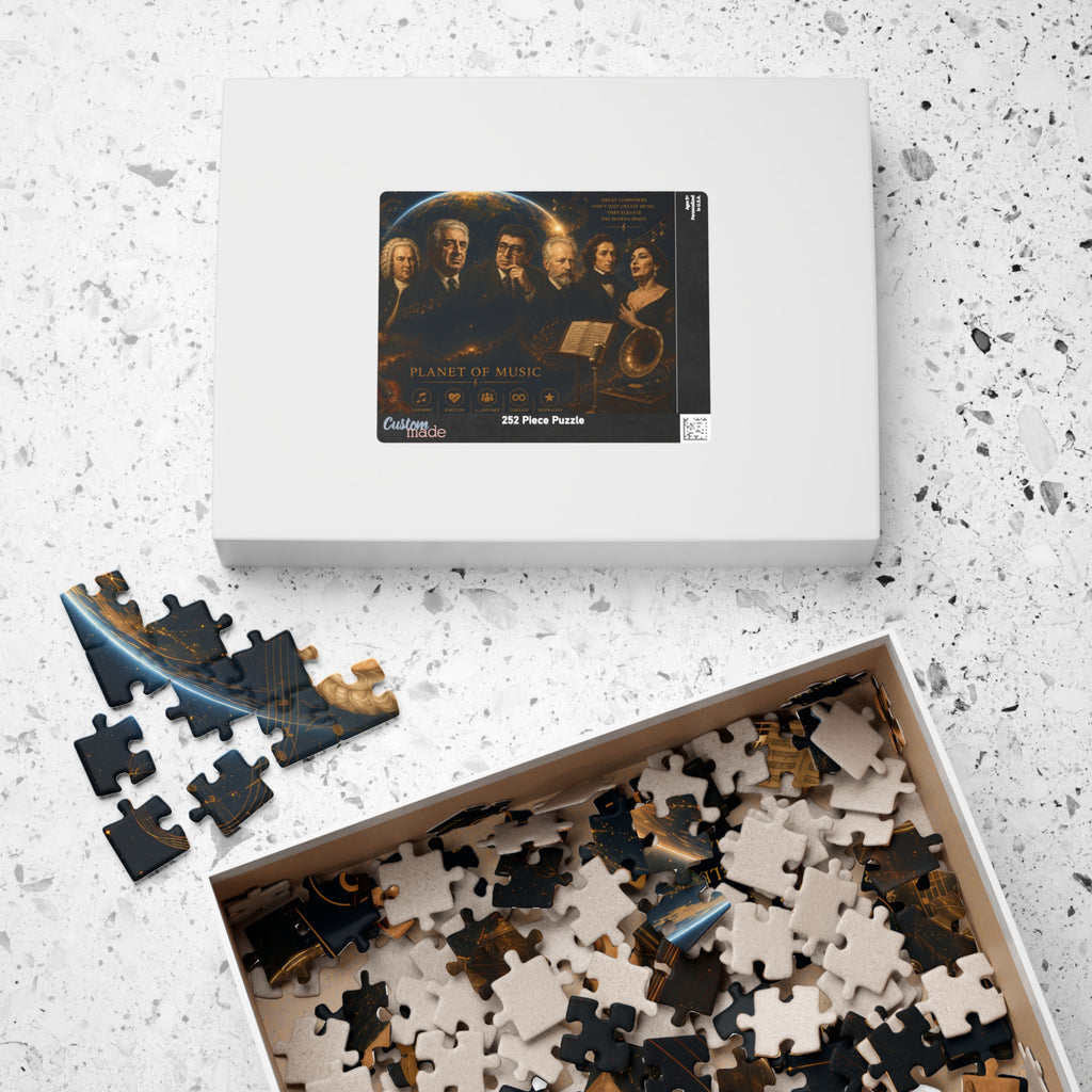 Planet of Music Jigsaw Puzzle - 252 Pcs - Hor. — Classical Composers Collage (110/252/520/1014 pcs)