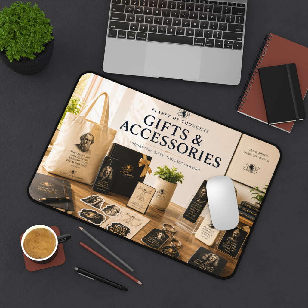 "Gifts & Accessories" Desk Mat - 12*18 — Office Vintage Literary "Gifts & Accessories" Office Mouse Pad