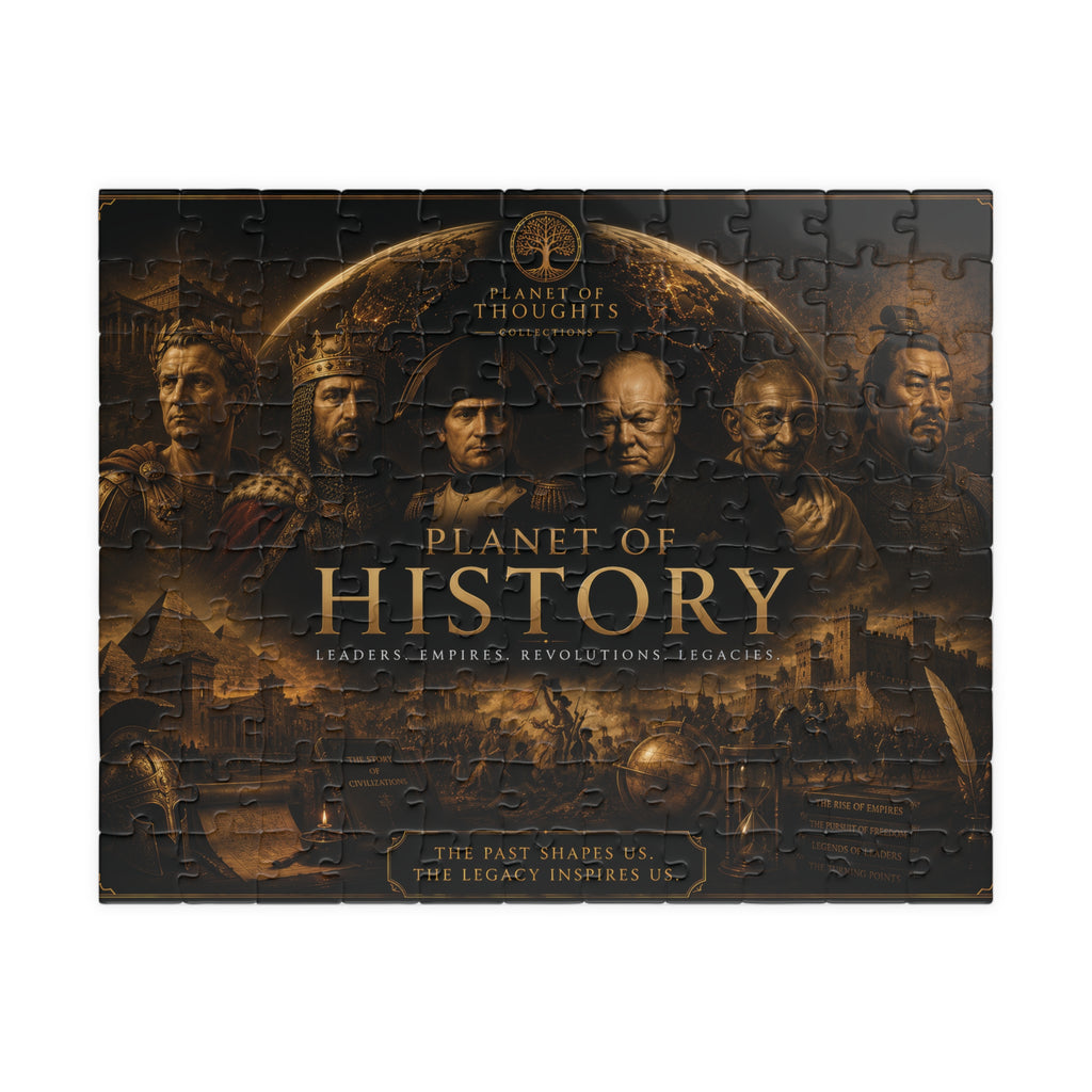 Planet of History Jigsaw Puzzle - 110 Pcs - Hor. — Historical Leaders Collage (110/252/520/1014 pcs)