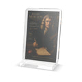 Isaac Newton Acrylic Standee — Custom Cut Historical Portrait Display