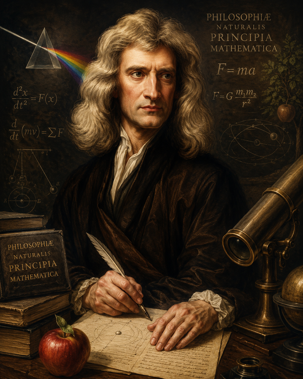 Isaac Newton - Laws of Motion & Universal Gravitation